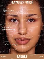 کرم پودر استیکی با پوشش بالا Skin Magnet - رنگ Saddle شیگلم SHEGLAM - Image 2