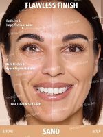 کرم پودر استیکی با پوشش بالا Skin Magnet - رنگ Sand شیگلم SHEGLAM - Image 2