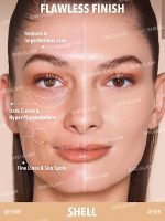 کرم پودر استیکی با پوشش بالا Skin Magnet - رنگ Shell شیگلم SHEGLAM - Image 2