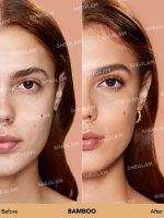 کرم پودر مخصوص پوست  رنگ  Bamboo شیگلم SHEGLAM COMPLEXION PRO با پوشش مات و ماندگاری طولانی‌ - Image 2