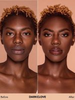 کرم پودر مخصوص پوست  رنگ  DARK CLOVE شیگلم SHEGLAM COMPLEXION PRO با پوشش مات و ماندگاری طولانی‌ - Image 2