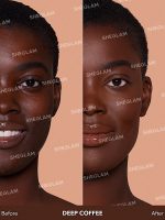 کرم پودر مخصوص پوست  رنگ  Deep Coffee شیگلم SHEGLAM COMPLEXION PRO با پوشش مات و ماندگاری طولانی‌ - Image 2