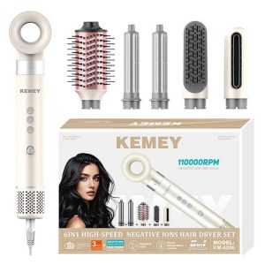 سشوار حرفه ای 6 کاره ای کیمی KEMEI KM-6896