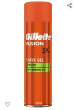 ژل اصلاح صورت فیوژن ۵ ژیلت پوست حساس gillette