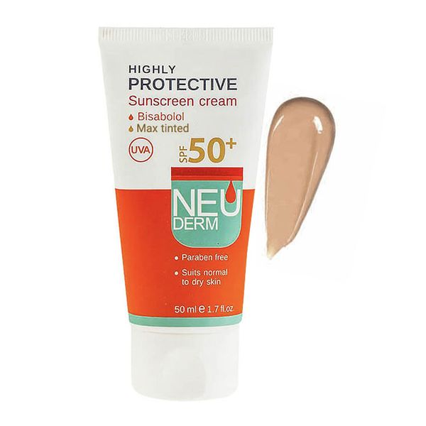 ضد آفتاب رنگی تیره SPF50 نئودرم_682db5ae7d4e7.jpeg ضد آفتاب رنگی تیره SPF50 نئودرم - Image 1