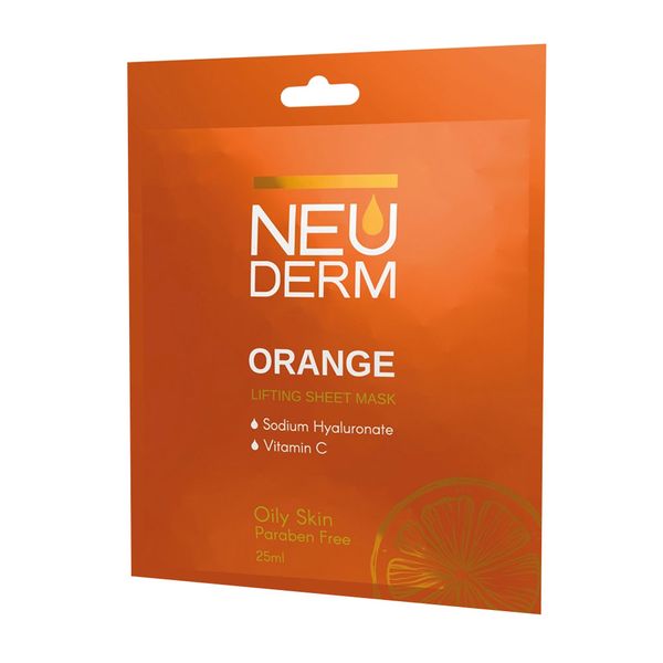 ماسک صورت ورقه ای پرتقال نئودرم_682db52907c9c.jpeg ماسک صورت ورقه ای پرتقال نئودرم - Image 1