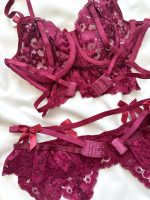 ست لباس زیر فنردار دانلا – راز تمشک شبانه | Raspberry Night Secret - Image 5