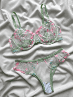 ست لباس زیر رویایی گیپور فنردار دانلا