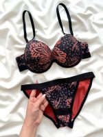 ست لباس زیر اسفنجی گل نقش دانلا