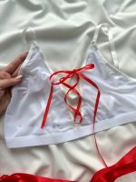 ست لباس خواب نیم تنه و دامن شکوفه دانلا - Image 3