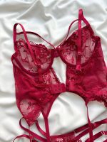 ست لباس خواب گل سرخ دانلا - Image 2