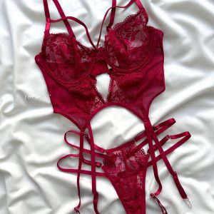 ست لباس خواب گل سرخ دانلا