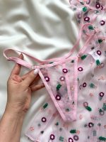 لباس خواب شیشه ای گدار صورتی دانلا - Image 2