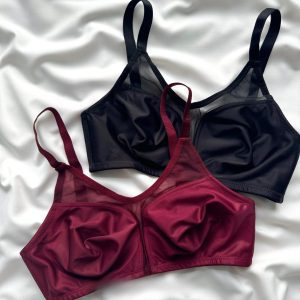 سوتین نخی فنردار دار طرح دار دانلا