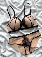 ست لباس زیر جکدار کرم دانلا