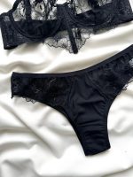 ست لباس زیر زنانه توری مه پوش دانلا - Image 3