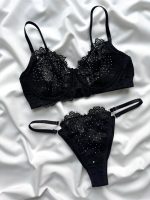 ست لباس زیر توری فنردار میسا دانلا