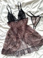 ست لباس خواب حریر پلنگی دانلا