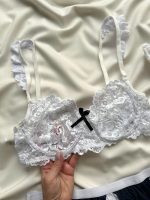 ست لباس خواب زیر دامن خال دار دانلا - Image 3