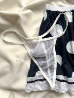 ست لباس خواب زیر دامن خال دار دانلا - Image 4