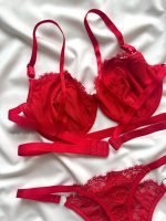 ست لباس زیر فانتزی نگین آتشین دانلا - Image 2