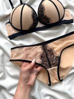 ست لباس زیر جکدار کرم دانلا - Image 2