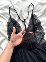 ست لباس خواب عروسکی پشت طرح دار دانلا - Image 2