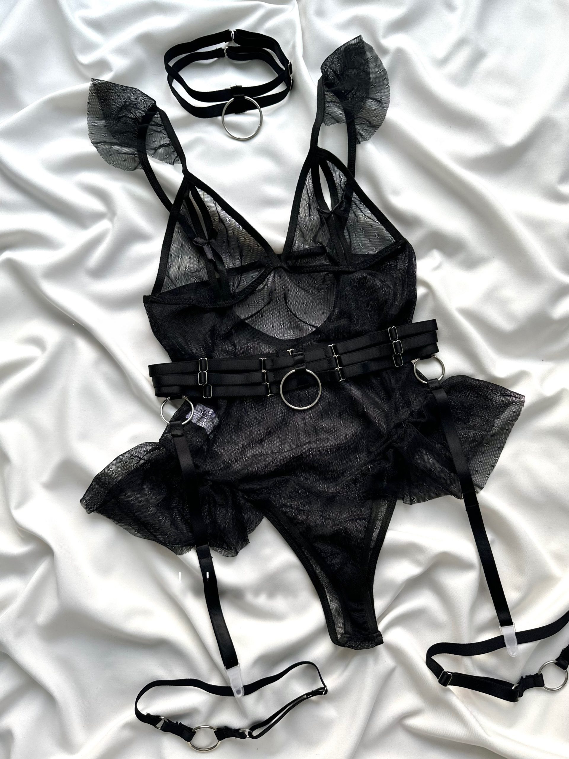 FA93B228-2C96-4353-90EC-5224AFF9E58F-scaled ست لباس خواب شعله شب دانلا - Image 1