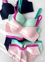 ست شورت و سوتین کاپدار فنردار دانلا