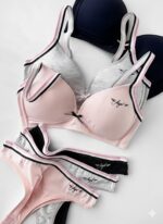 ست شورت و سوتین اسفنجی دخترانه بدون فنر - Image 3