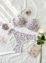 ست شورت و سوتین کاپدار نخی دانلا