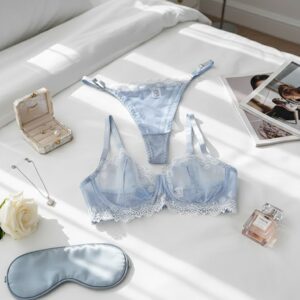 ست گیپوری توری گلبهی آبی دانلا