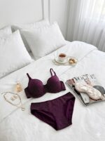 ست شورت و سوتین کاپدار نخی فنردار دانلا