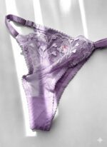 ست شورت و سوتین توری گیپوری فنردار دانلا - Image 3