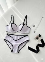 ست شورت و سوتین کاپدار کم لایه فنردار دانلا