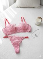 ست گیپوری توری گلبهی صورتی دانلا