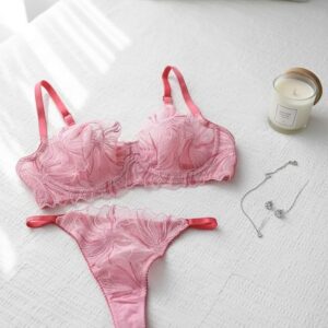 ست گیپوری توری گلبهی صورتی دانلا