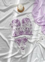 ست شورت و سوتین گیپوری پایه بلند دانلا