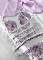 ست شورت و سوتین گیپوری پایه بلند دانلا - Image 3