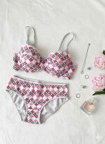 ست شورت و سوتین کاپدار نخی فنردار دانلا