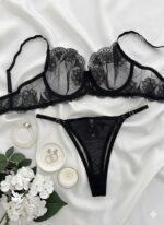 ست گیپوری توری مشکی مجلسی دانلا