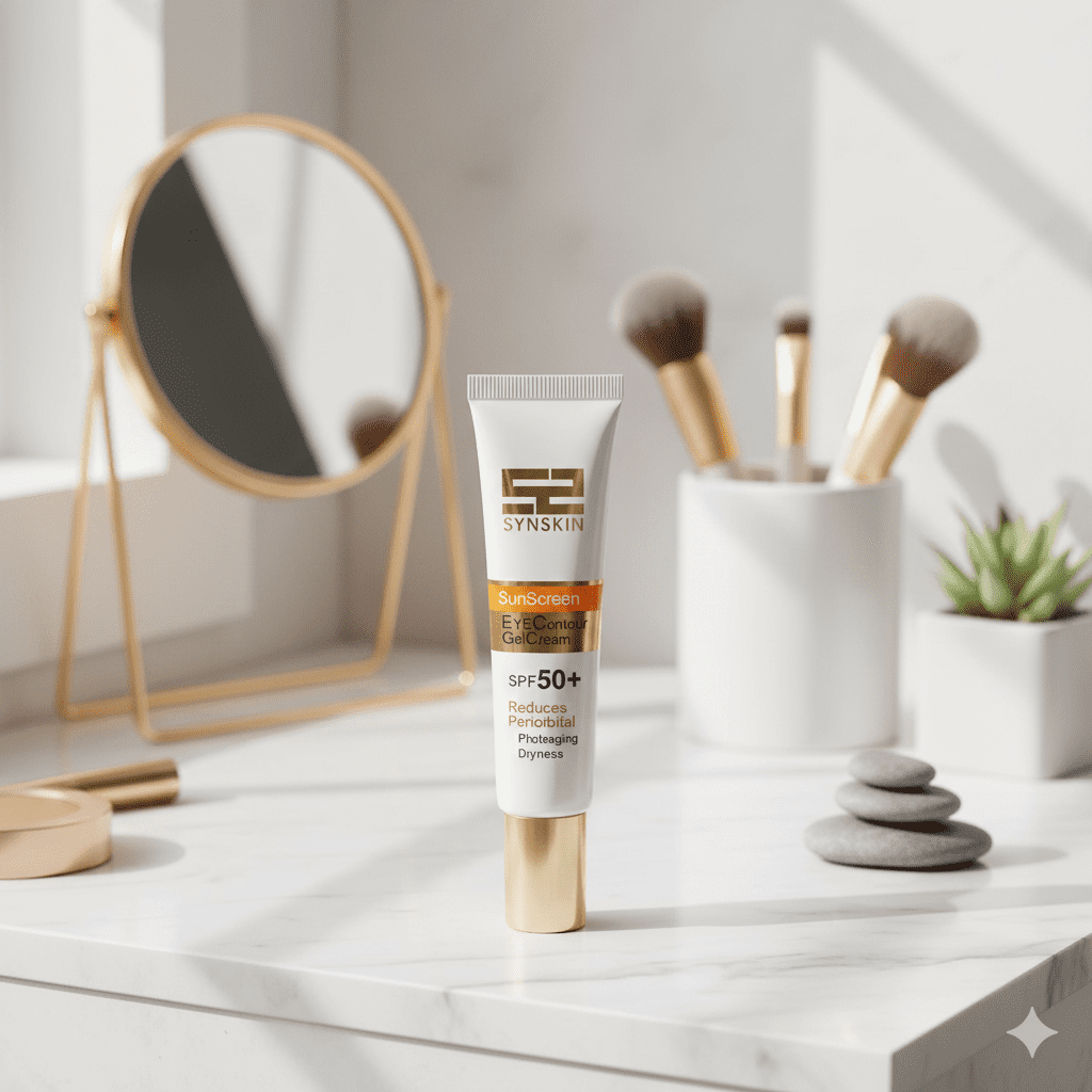 کرم ژل دور چشم ضد آفتاب SPF50 ساین اسکین 1