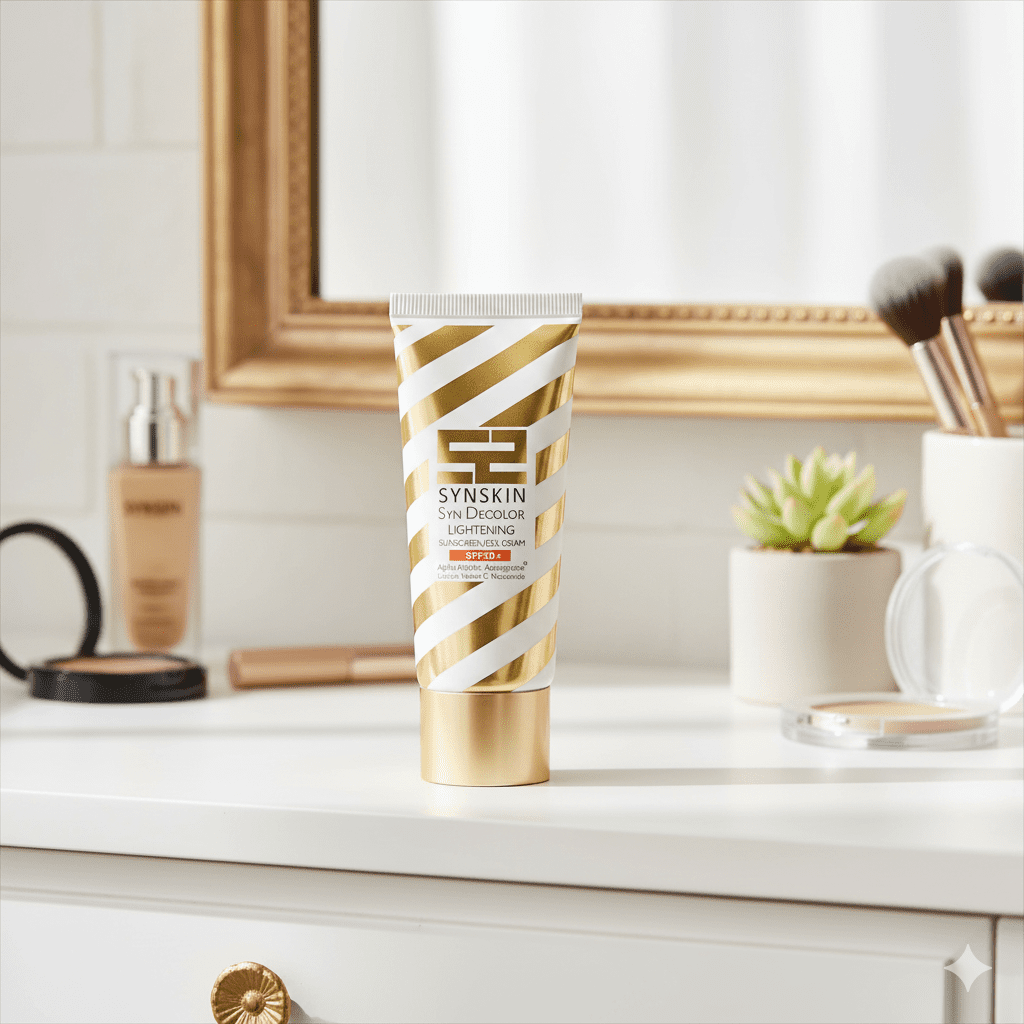 Gemini_Generated_Image_h3l9t8h3l9t8h3l9 ژل کرم ضد آفتاب روشن کننده فاقد چربی spf50 40 میل ساین اسکین - Image 1