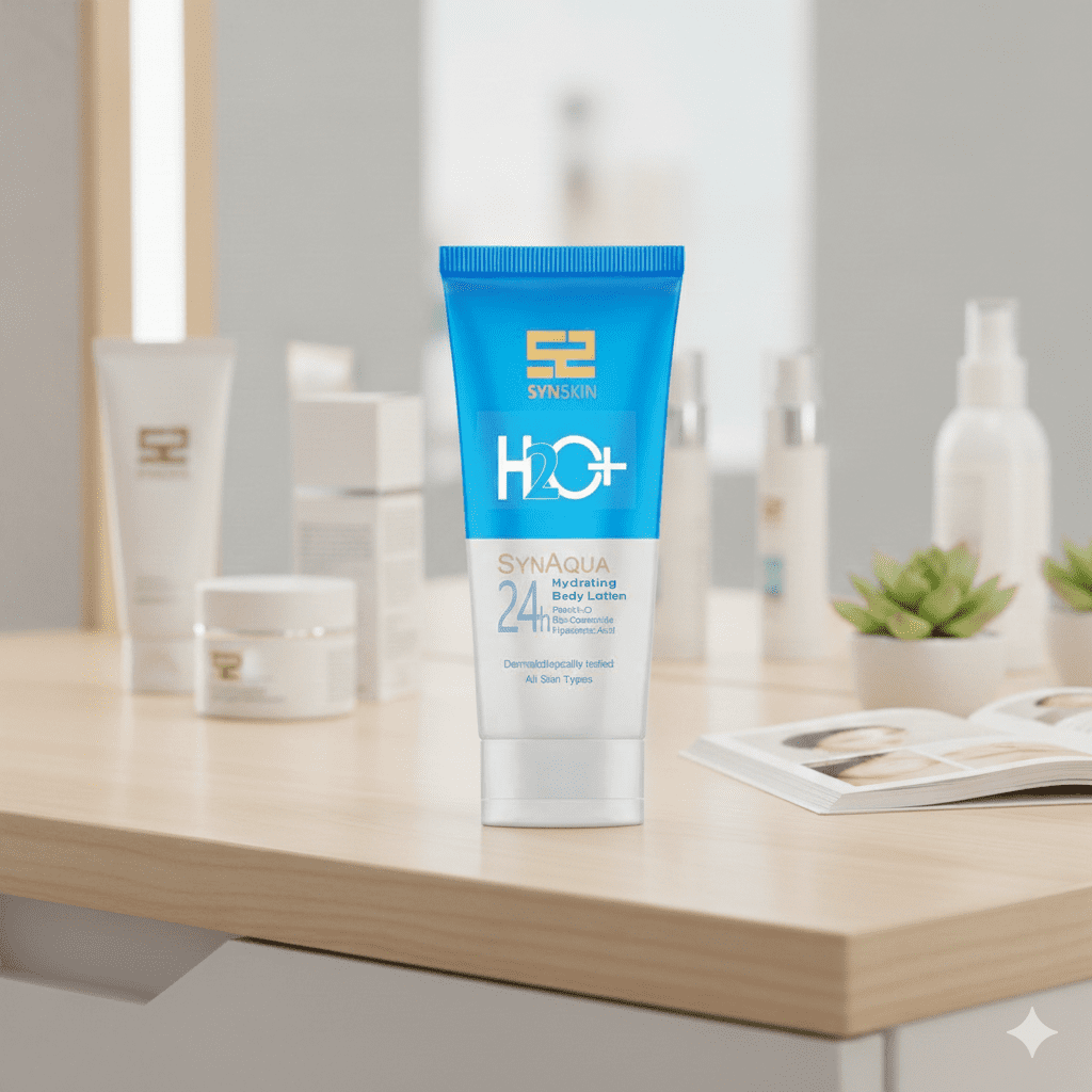 Gemini_Generated_Image_jg723ojg723ojg72 لوسیون مرطوب کننده بدن ساین آکوا ساین اسکین - Image 1