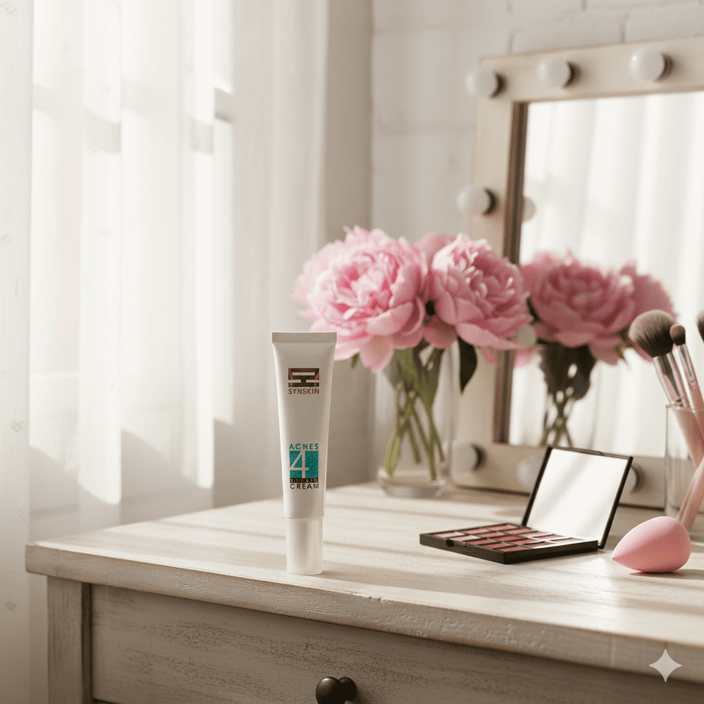 کرم ژل ترمیم کننده اکنس 4 ساین اسکین 1 Gemini Generated Image l6q21dl6q21dl6q2