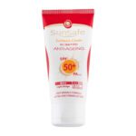 کرم ضد آفتاب و ضد چروک رنگی spf50 سان سیف - Image 3