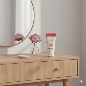 کرم ضد آفتاب و ضد چروک رنگی spf50 سان سیف