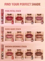 رژ لب مگا مدل NUDE-BARE STACK شیگلم SHIGLAM - Image 2