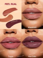 ست رژ لب مایع مات مدل FEEL REAL شیگلم SHIGLAM - Image 4