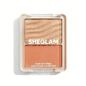 پالت هایلایتر و رژ گونه مدل GLAM 101 HYBRID شیگلم SHIGLAM